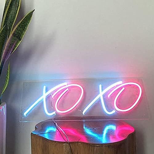 Ulalaza Неонова Светлинна Табела LED XOXO Night Lights С USB Горивото Декоративен Палатка Знак Бар, Кръчма,