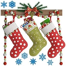 HHmei Коледни Чорапи Креативни Коледни Стикери За Стена Детска Стая Фон Стенен Шкаф Коледни Украси Етикети SGCABI5vP3UgW3