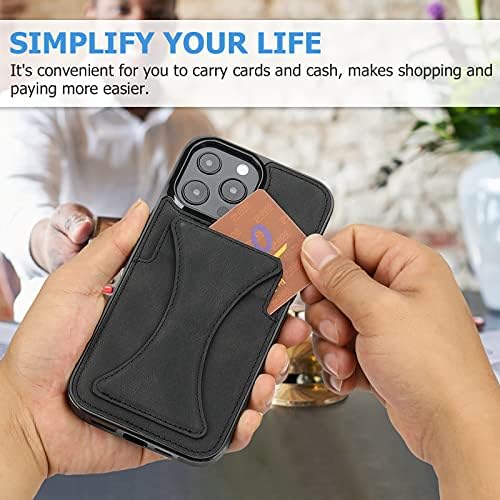 Чанта-портфейл Felico, съвместим с iPhone 14 Pro Max, изкуствена кожа [стойка] [Отделения за карти] Защитен калъф за мобилен телефон, разширяване на притежателя влакчета, magnetic ?