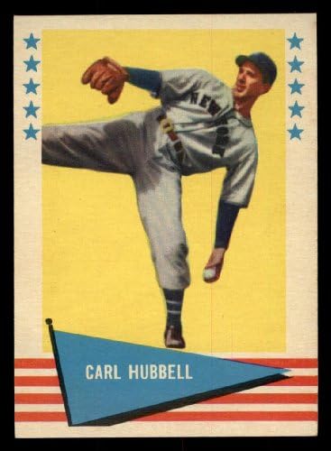 1961 Fleer 45 Карл Hubbell Сан Франциско Джайентс (Бейзболна картичка) EX/MT Джайънтс