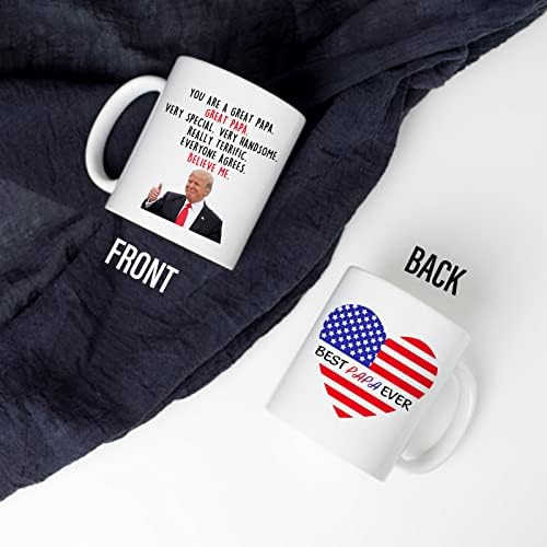 Чаши за кафе SIUNY Donald Trump за татко - Нови Подаръци За татко От Дъщеря ми/Сина ми/ Жена – Ти си Чудесен