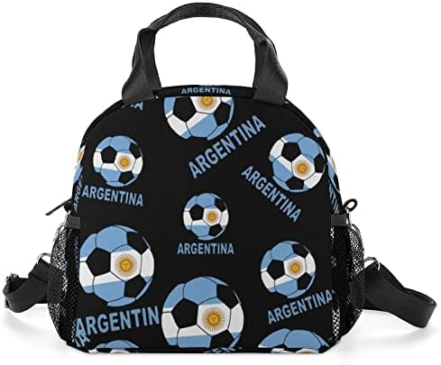 Аржентина Обяд-Бокс Чанта За Съхранение на Фланец Охладител Чанта-Тоут През Рамо С Принтом По цялото тяло