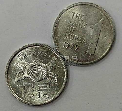 Корея, монета, Монета в 1 вон Старата версия на алуминиеви монети в страната Източна Азия Корея