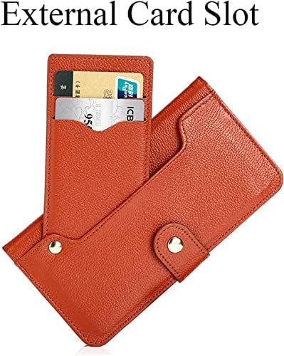 Чанта-портфейл IOTUP за iPhone 14 Pro Max Премиум-клас от Естествена Кожа, Държач за карти, Магнитна Поставка-Фолио,