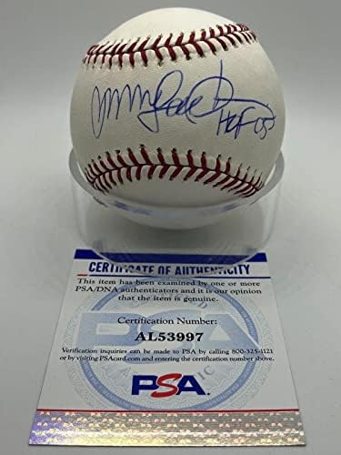 Райн Sandburg КОПИТО 05 Чикаго Къбс Подписаха Автограф Официален Представител на MLB Бейзбол PSA ДНК - Бейзболни
