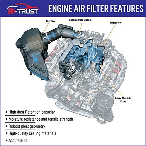 Въздушен филтър на двигателя Bi-Trust CA9997, Замяна за Subaru B9 Tribeca 2006-2007 H6 3.0 L Tribeca 2008-2014