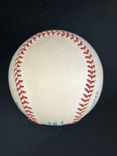 Официален играта на топка с автограф Ела Bi Браун от Goose Gossage Уайт Сокс Янкис с голограммой - бейзболни