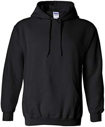 Hoody Gildan Blank с качулка - Hoody с качулка - Пуловер за възрастни в Стил Унисекс 18500, Черен