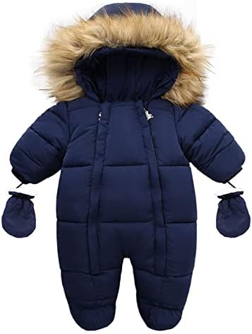 Детско Зимно палто палто за малки момичета и момчета, Зимен Зимен костюм и Яке за деца, Дрехи, Гащеризон с цип,