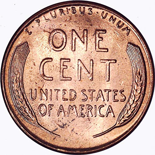 1957 Линкълн Пшеничен Цент 1C Блестящ Необращенный