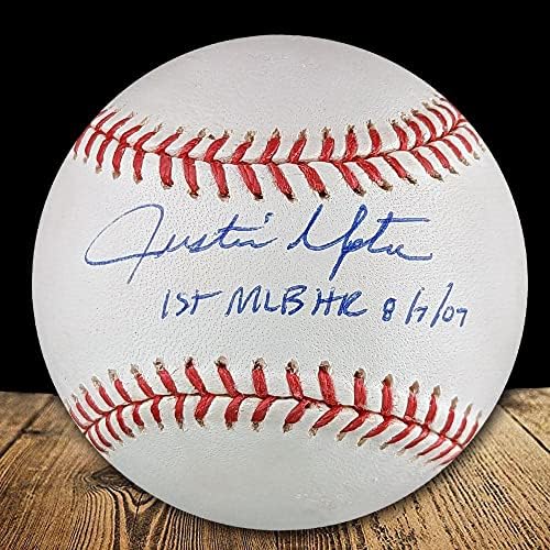 Джъстин Ъптън С Автограф от Официалния представител на МЕЙДЖЪР лийг Бейзбол - Бейзболни топки с Автографи