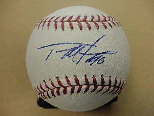 Това Мастни Кливланд Индианс Подписа договор с генералния директор на Мейджър лийг Бейзбол с Автограф - Бейзболни