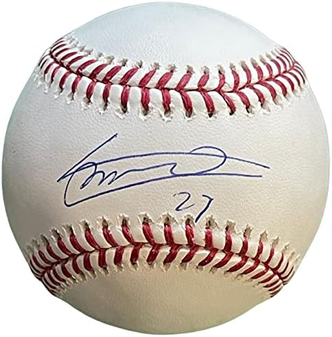 Владимир Гереро-младши С автограф от Официалния представител на Мейджър лийг бейзбол (JSA) - Бейзболни топки