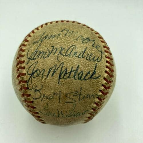 Уили Мейс Йога Берра 1972 Отборът на Ню Йорк Метс Подписа Използвана за игра На Бейзбол - MLB Използваните от