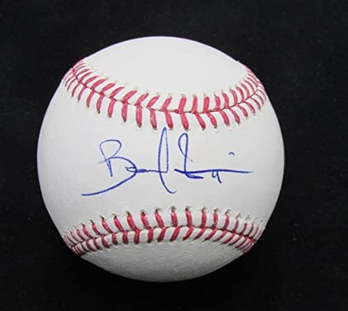 Брадли Циммер с Автограф Роулингса OML Baseball Кливланд Индианс - Бейзболни топки с Автографи