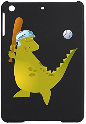 Калъф за iPad Mini Черен Играе Бейзбол Динозавър