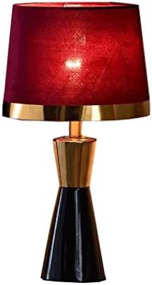 PQKDY пном пен Керамична Настолна Лампа С Дистанционно Управление Затъмняване Дневна Спалня Нощна Лампа Начало Декор E27 Черно Лампа (Цвят: B Размер: 30x56 см)