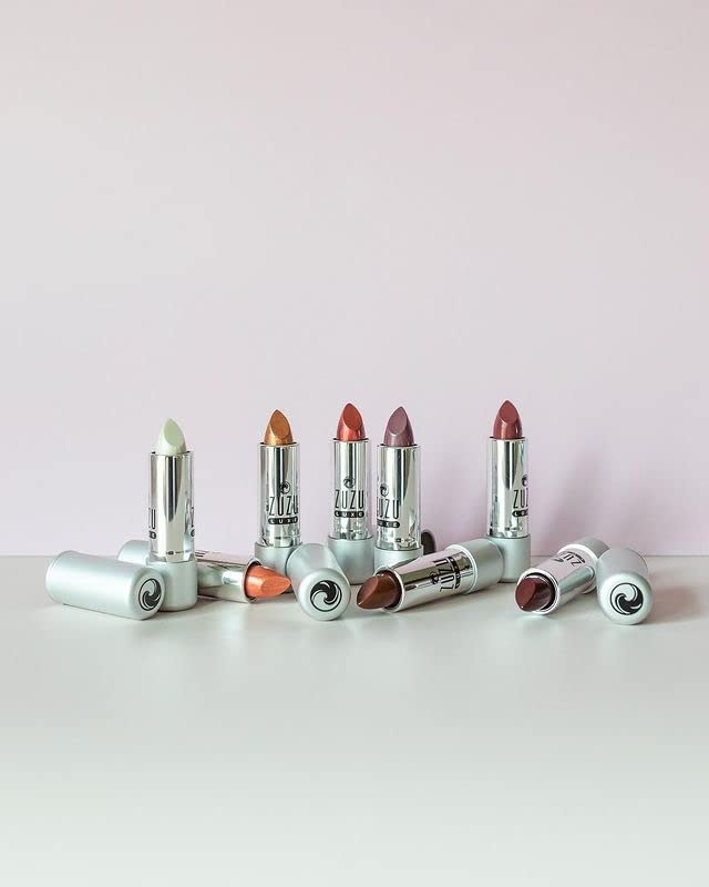 Червило Nikolina Luxe Lip Color Lipstick (куклена къща Pink - Розов с дъвченето на ластик / Cool Crème), Естествени