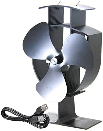BATRC LYNLYN 150 мм Многофункционален Вентилатор с Топлинна Задвижване за Дровяного Камината и Настолен Вентилатор