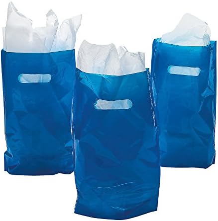 Весел Експрес - Сини Пластмасови опаковки (50 бр.) - Аксесоари за партита - Чанти - Пластмасови опаковки - 50
