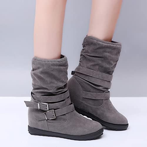 SGAOGEW/ Дамски Обувки В стил Ретро, Обикновена Удобни Обувки на плоска подметка с тока и каишка, Запазването