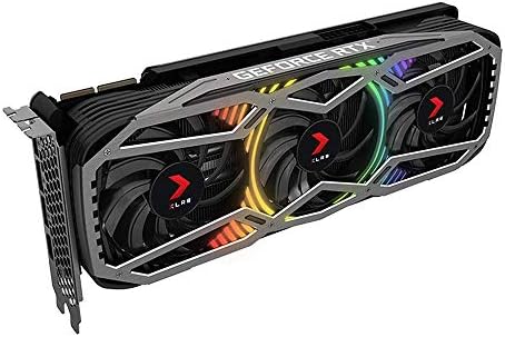 Видеокарта PNY GeForce RTX 3070 8GB XLR8 Gaming REVEL EPIC-X RGB с тройно вентилатор (обновена)