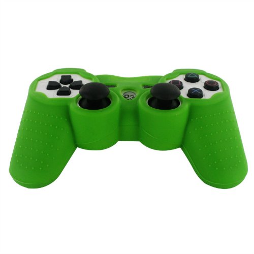 Мек силиконов защитен калъф eForBuddy контролера на Sony PlayStation 3 PS3, зелен