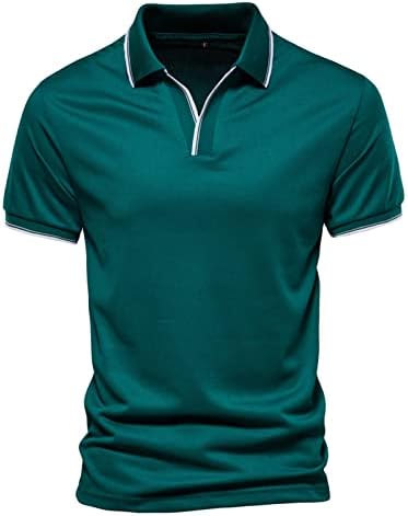 Мъжки ризи за голф, Мъжка Тениска с Къс ръкав, Модни и Ежедневни Тениска В тон