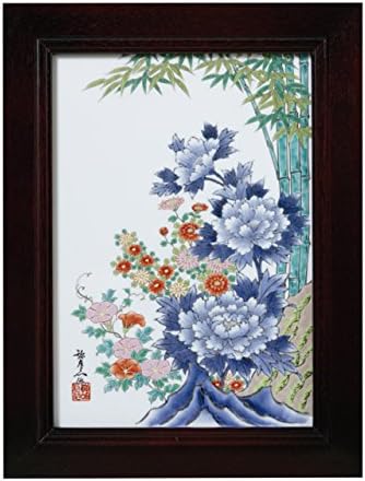 Ямашита когэй (Ямашита когэй) Продълговати Керамична рамка Arita Фаянс, 45 х 34 х 2,5 см, Four Seasons