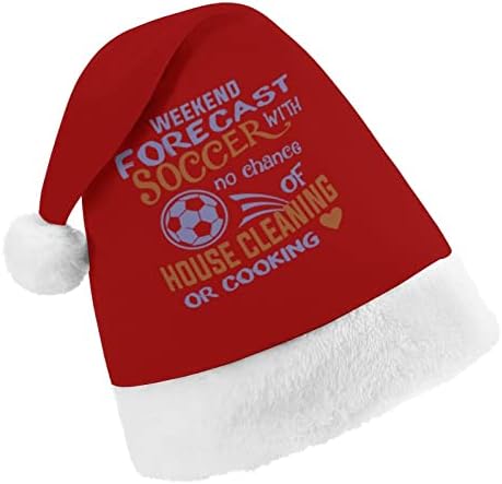 Прогнозата за времето през уикенда, футболна плюшен коледна шапка, палави и сладки шапки на Дядо Коледа с плюшени