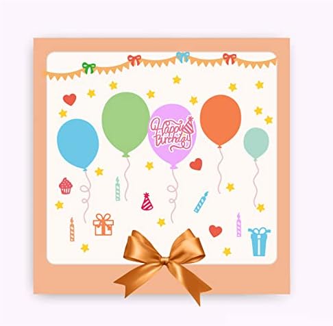 19шт Балони Метални Щанцоване честит Рожден Ден Балони Режещи Листове Печати за Направата на Картичките си САМ