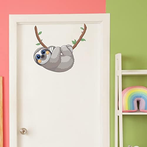 RoyoLam Скъпа Стикер за стена с изображение на Ленивца от Анимационни Стикер на Стената с животни за Детска