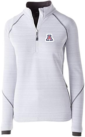 Дамски яке-пуловер с отклонение от нормата Ouray Sportswear NCAA Arizona дивите котки, Бяла, XX-Large