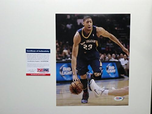 Антъни Дейвис Е Необичайно! подпис New Orleans Pelicans 8x10 снимка PSA/ Сертификат ДНК