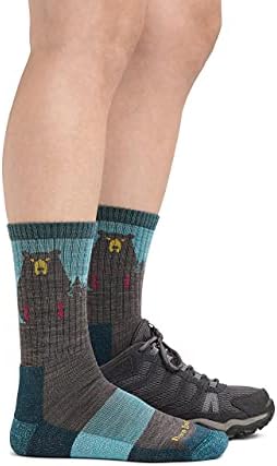 Лесен чорап Darn Tough Bear Town Micro Crew с подложка - Женски - 6 опаковки със специално предназначение