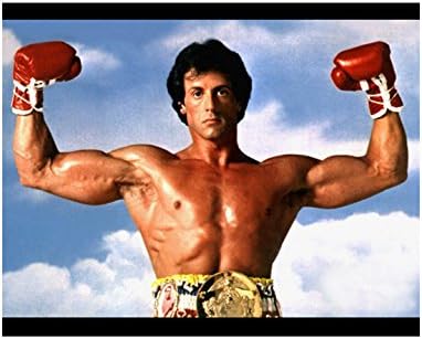 Силвестър Сталоун 8 x 10 инча Снимка Роки Рамбо Непобедимите рок катерач, готова за излизане на Боксовия ринг