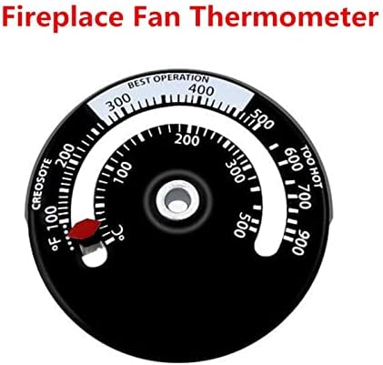 XFADR SRLIWHITE Вентилатор за полицата печка с 4 остриета, вентилатор за топлинна енергия, вентилатор за дърва
