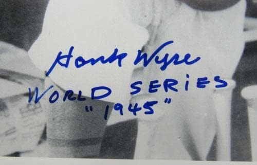 Автограф с автограф на Ханк Уайза 8x10 Снимка на I - Снимки на MLB с автограф