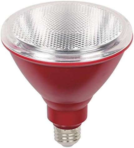 Уестингхаус 3314700 Led лампа за улица с мощност 15 W PAR38, цокъл червен цвят E26 (средно), 120 В, Кутия (еквивалент
