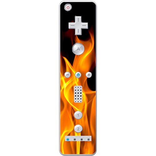В Горещ Огън Горят Гори Пламък Vinyl Стикер Стикер на Кожата от Moonlight4225 за контролера Wiimote Wii
