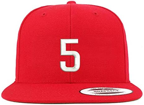 Магазин за модни облекла № 5 Бродирани бейзболна шапка възстановяване на предишното положение Flatbill с фиксирана