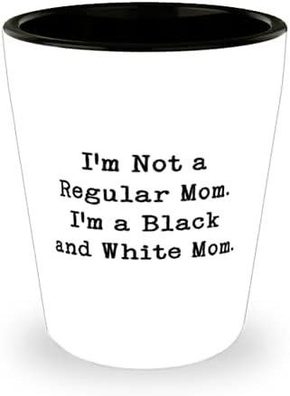 Уникална черно-бяла котка, аз не съм Обикновена майка. Аз съм черно-Бяла майка, Красива Чаша За рождения Ден