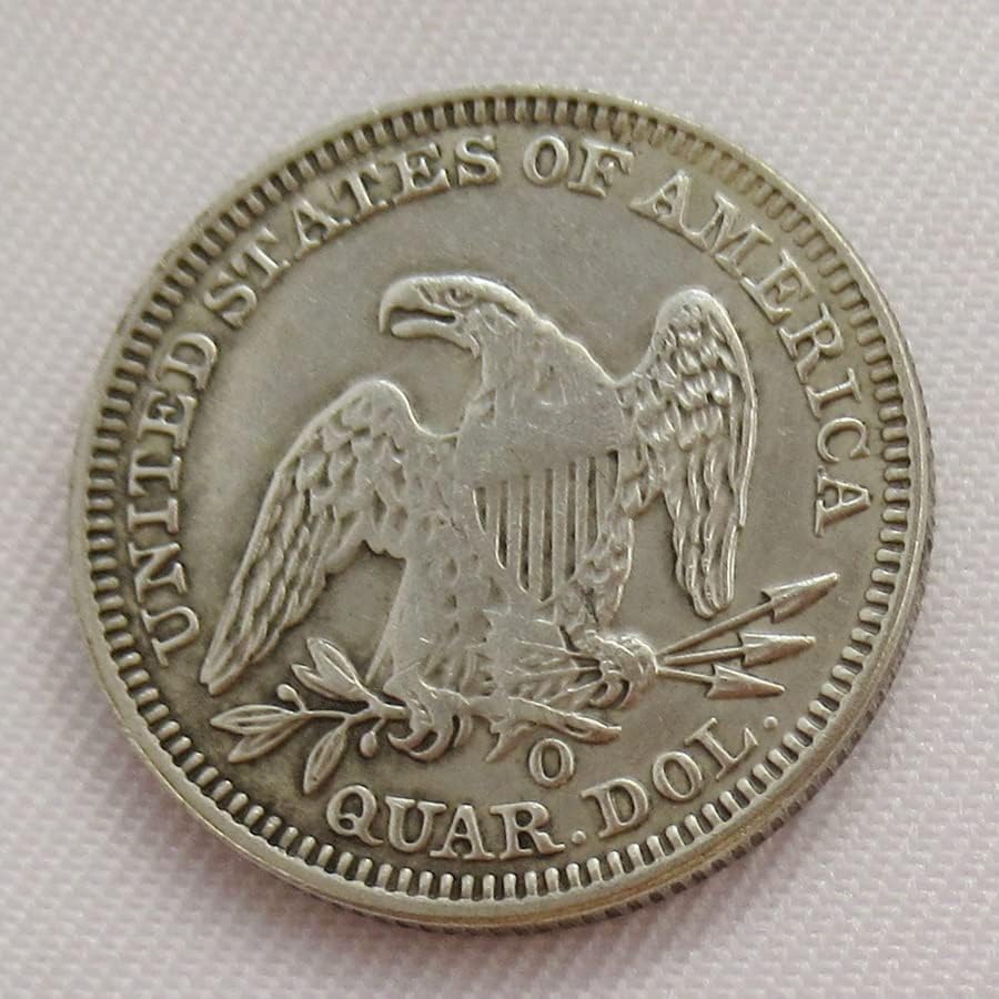 25 на Сто Флаг на САЩ 1844 г., сребърно покритие Копие на Възпоменателни монети