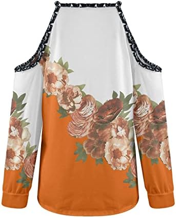 NOKMOPO / Дамски Рокли-Ризи, Модни и Ежедневни Темпераментен Тениска С кръгло деколте и открити Рамене в цвят