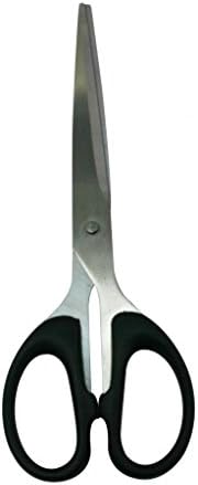 Ножици с тъпи връхчета от неръждаема стомана Ailisi Цвят Черна дръжка 7 X 2.5 Опаковка от 2