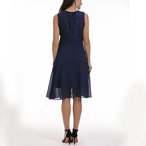 Винтажное рокля Fragarn, Модни Дамски Однотонная Колекция с талия, Дебнещ рокля в Ретро стил с Голям Подолом,