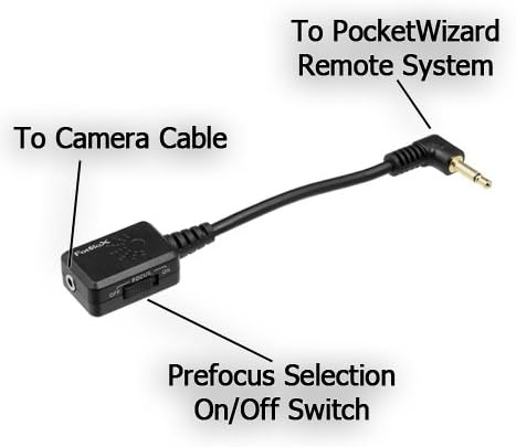 Кабел за дистанционно освобождаване на затвора Fotodiox Pro с предварително стартирането подходящ за PocketWizard за Panasonic Lumix DMC-G1, G2, G3, G10, GX1, GH1, GH2, GF1, DMC-L1, L10, DMC-FC100, FZ150, Pocket Wizard