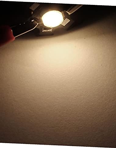 Нов LON0167 1 W 3000-3500 На Топло бяла Светлина Led крушка от мъниста Емитер 110-120 Lm с основата (1 W 3000-3500
