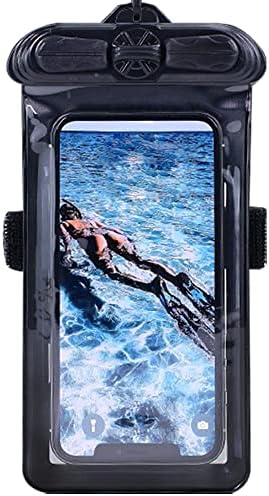 Калъф за телефон Vaxson Черно, Съвместим с водоустойчив калъф Google Pixel 3 Pixel3 Dry Bag [Без защитно фолио