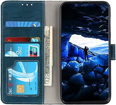 Linzhou Калъф за Motorola Moto G9 Power Кожен Калъф Портфейла Флип Защитен Калъф Функция Магнитна Стойка Калъф